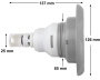 Waterway Power Storm thread-in jet - Directional Stainless steel, Twirl - Click to enlarge