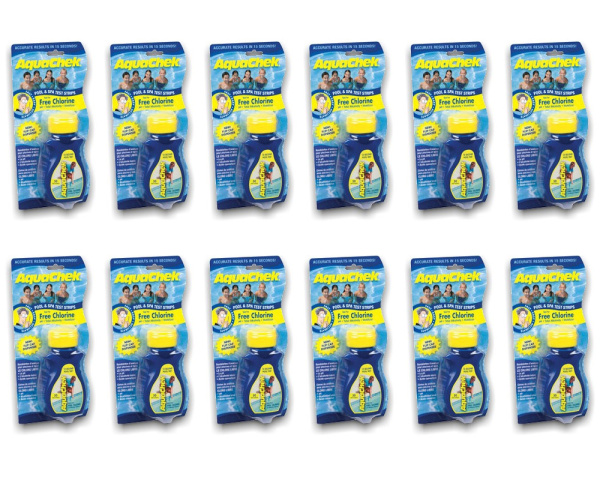 12 x Bandelettes AquaChek chlore - Cliquez pour agrandir