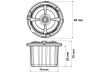 Aquatic AV 3" SP315 speaker, no grille - Click to enlarge