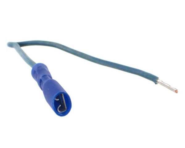 Short wire with female spade connector - Click to enlarge