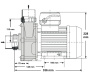 Simaco SAM2-200 single-speed pump - Click to enlarge