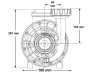 SIREM PBL1C80K1B single-speed pump - Click to enlarge