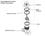Anillo separador para vlvula de distribucin Pentair Top Access - Haga clic para ampliar