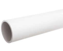 Chute de tube rigide 1,5" en PVC