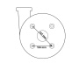 Corps de pompe LX Whirlpool LP300 / WP300 reconditionn - Cliquez pour agrandir
