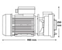 LX Whirlpool WP500-II 2-speed pump - Click to enlarge